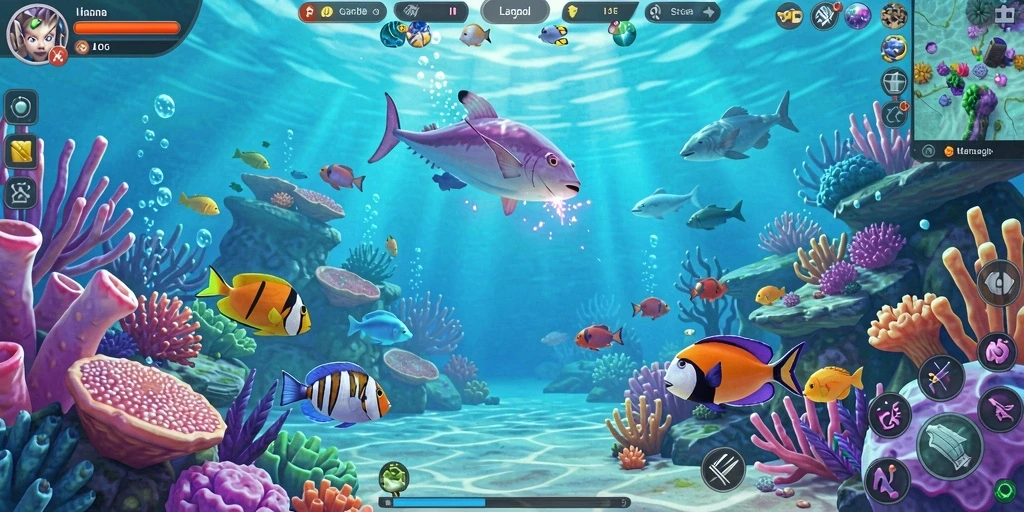 Screenshot menunjukkan mode multiplayer yang seru.