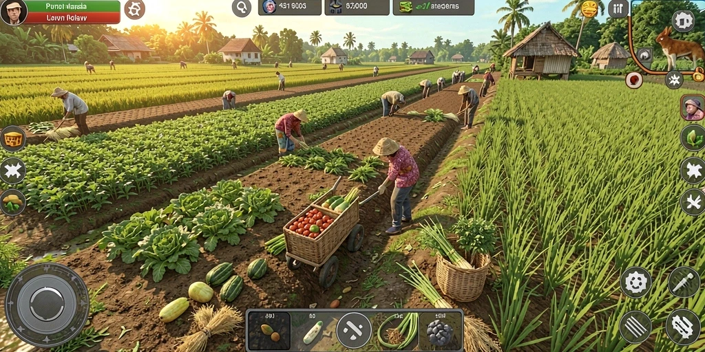 Tangkapan layar memperlihatkan fitur item eksklusif dalam game.