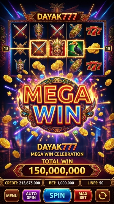 dayak777 — layar beranda